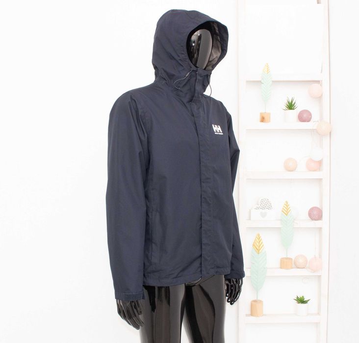 Helly Hansen оригинално мъжко яке синьо с качулка водоустойчиво М