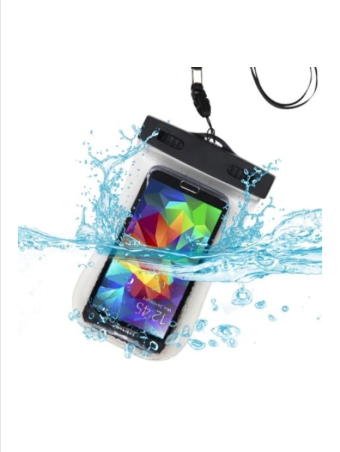 Husa subacvatica waterproof and snowproof pentru telefon Clear