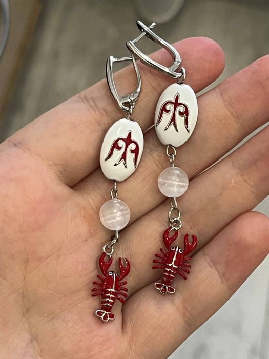 Украшение ручной работы (сережки)