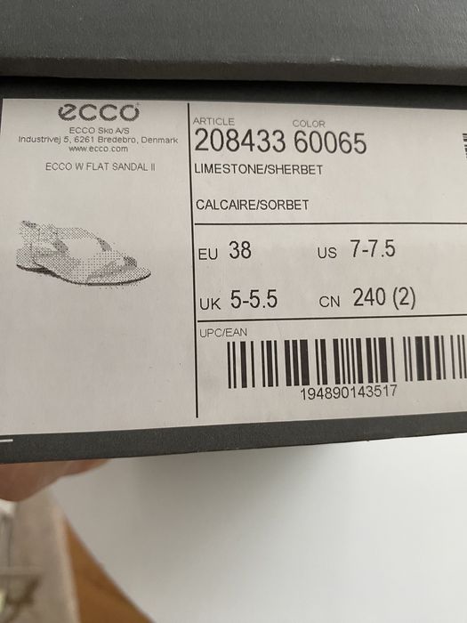Sandale Ecco masura 38