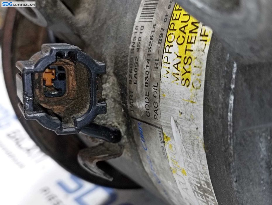 Compresor AC Aer Conditionat Clima Nissan Primera 2.2 DCI 2000 - 2007 Cod 92600-BN310 EA052-45010 [M5787]