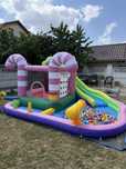 Castel tobogan gonflabil