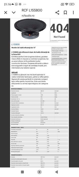 Vand subwoofer pasiv