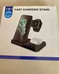 Statie de incarcare wireless rapida 3 in 1
