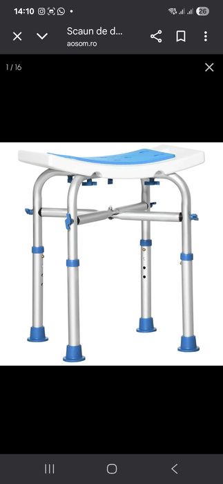 Scaun de duș pentru vârstnici