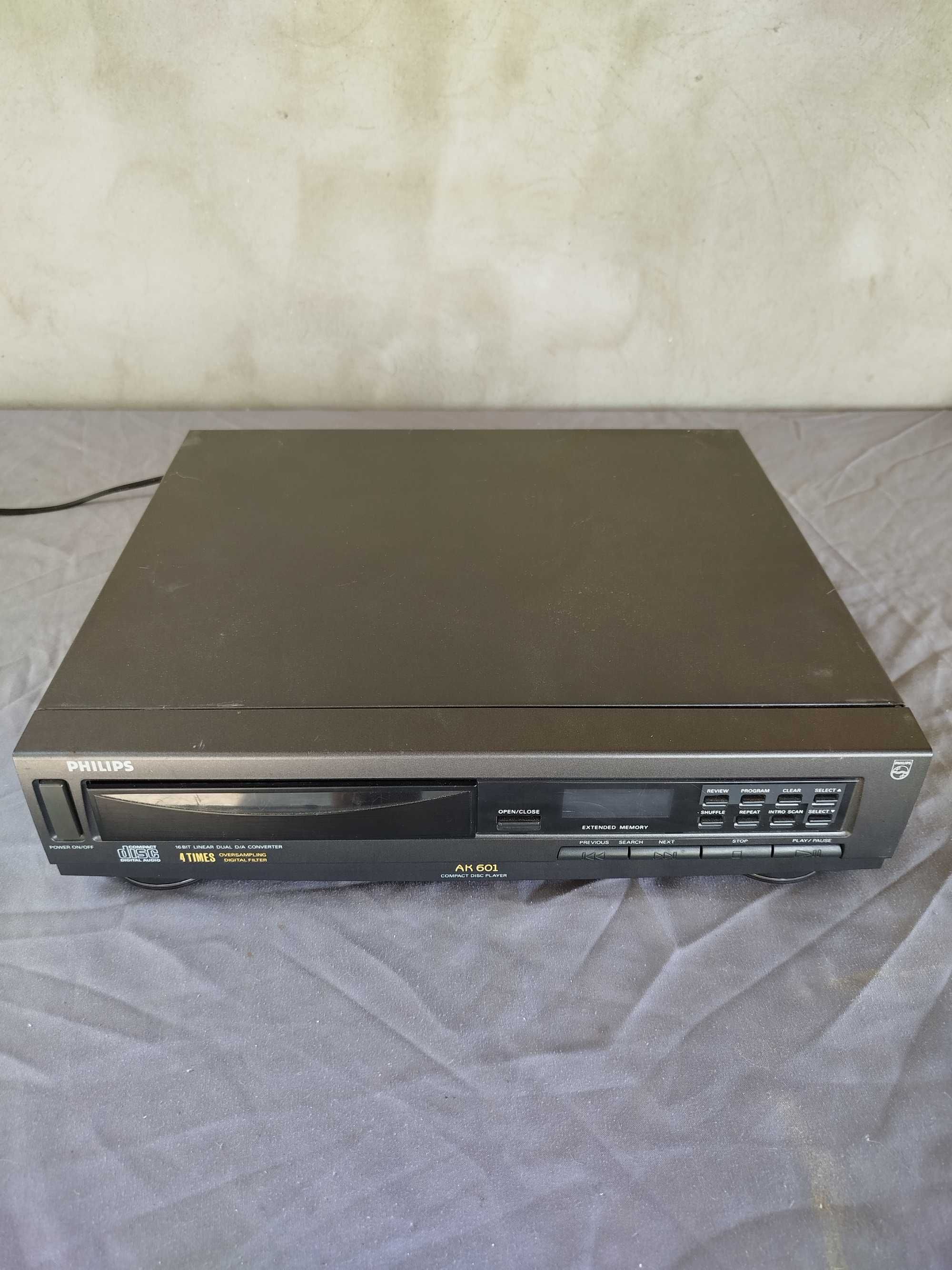Cd player Philips model AK 601. Made in Austria! Defect!
