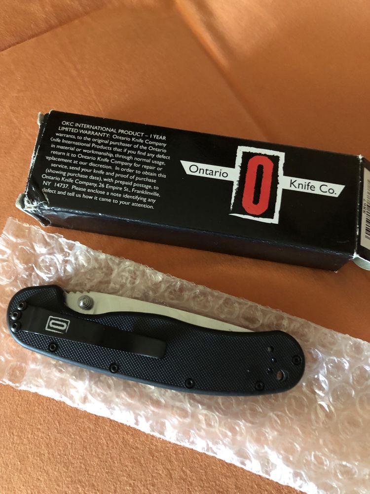 Нож Ontario rat 1 D2