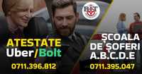 Atestate Uber/Bolt/Taxi/Manager Transport/CPC/CPI si Scoala De Soferi