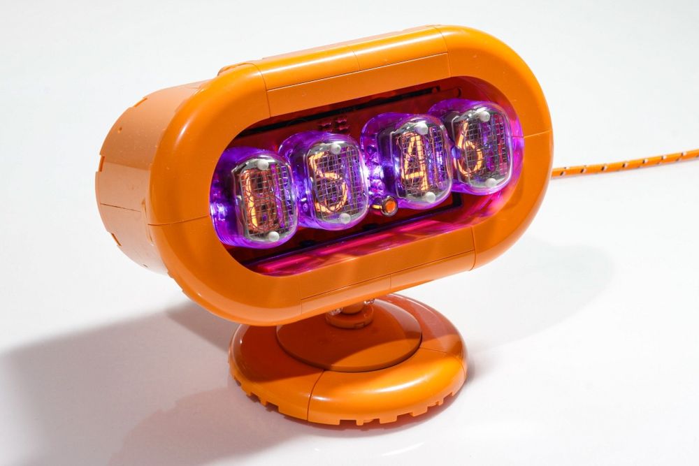 Nixie clock lego часы на газоразрядных лампах ИН-12 ссср винтаж