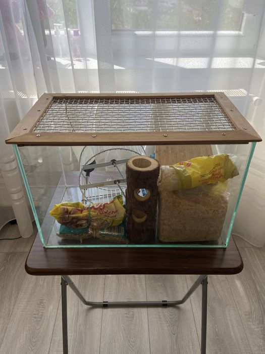 Cușcă acvariu ptr hamsteri