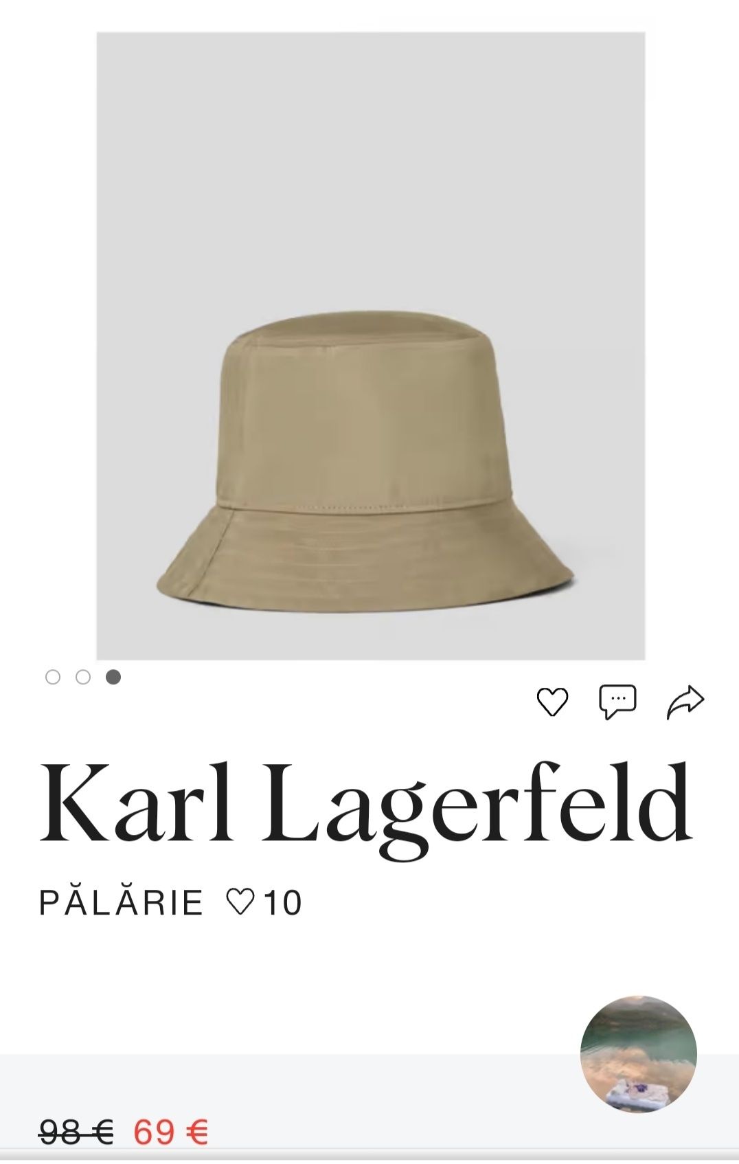 Pălărie Karl Lagerfeld