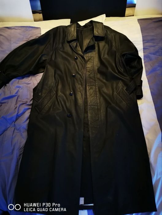 Vand palton barbatesc din piele de vitel XL XXL