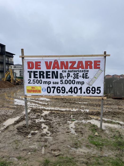 Vând Teren Cu Autorizatie Str. TRIFOIULUI  Dobroesti Bucuresti Fundeni