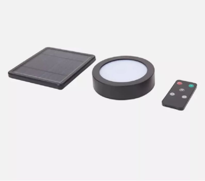 Lampă solară nor-tech  cu magnet senzor de lumina  pentru balcon garaj
