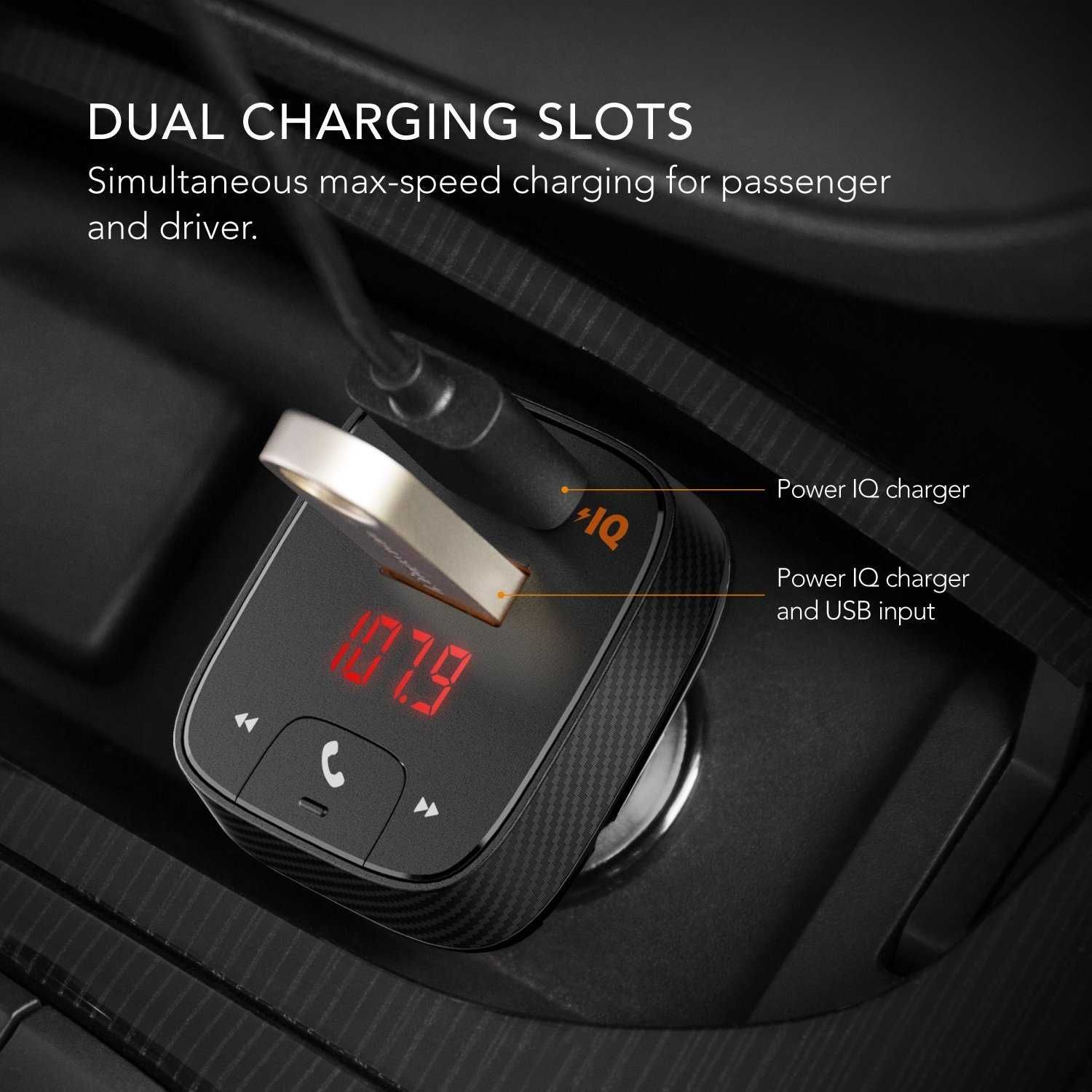 ROAV F2-SmartCharge Car Kit-FM Bluetooth трансмитер и зарядно