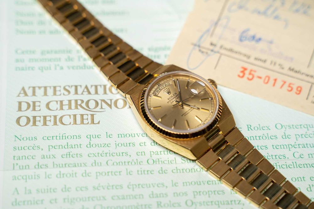 Rolex Oysterquartz Day-Date 19018