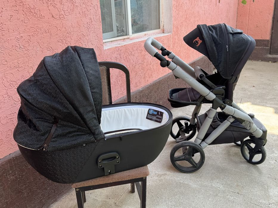 Новая коляска 2в1 , качества очень хорошая