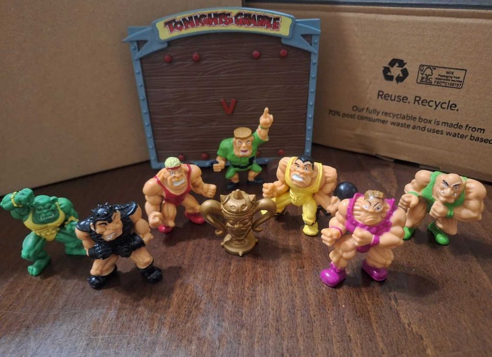 Разбойници / Monster wrestlers in my pocket - редки варианти