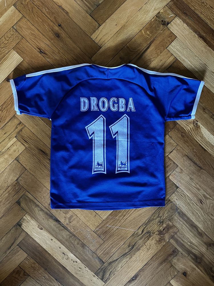 Футболна фен тениска Детска Chelsea - 11 Didier Drogba