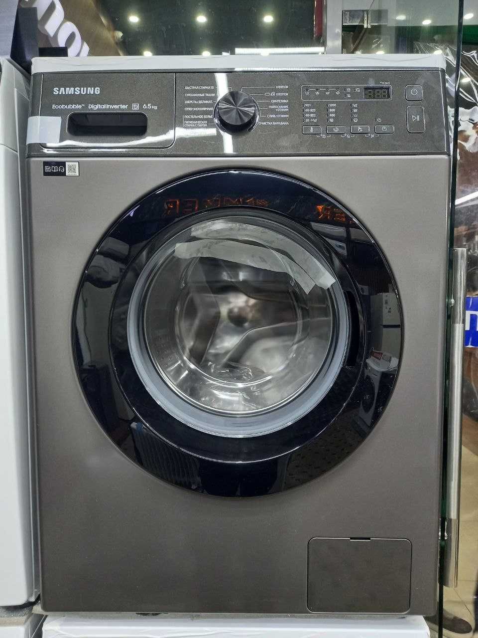 Стиральная машина Samsung 6,5кг EcoBubble Inverter WW65AG4S21CXLD