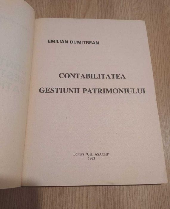 Contabilitatea gestiunii patrimoniului - Emilian Dumitrean