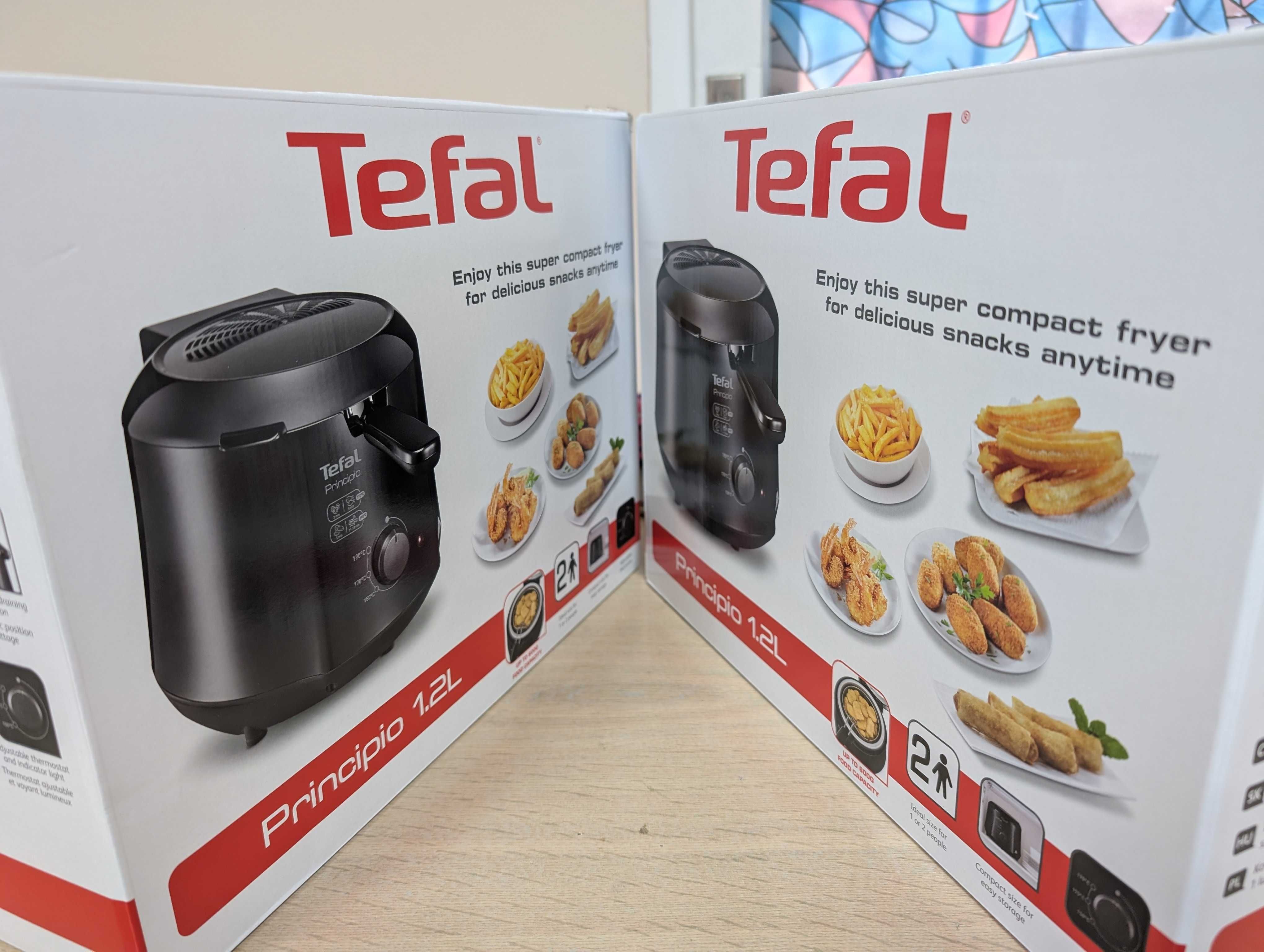 Фритюрник Tefal Minicompact FF230831 Principio, 1000W, 1.2 л