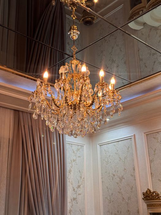 Люстры буу хрустальные