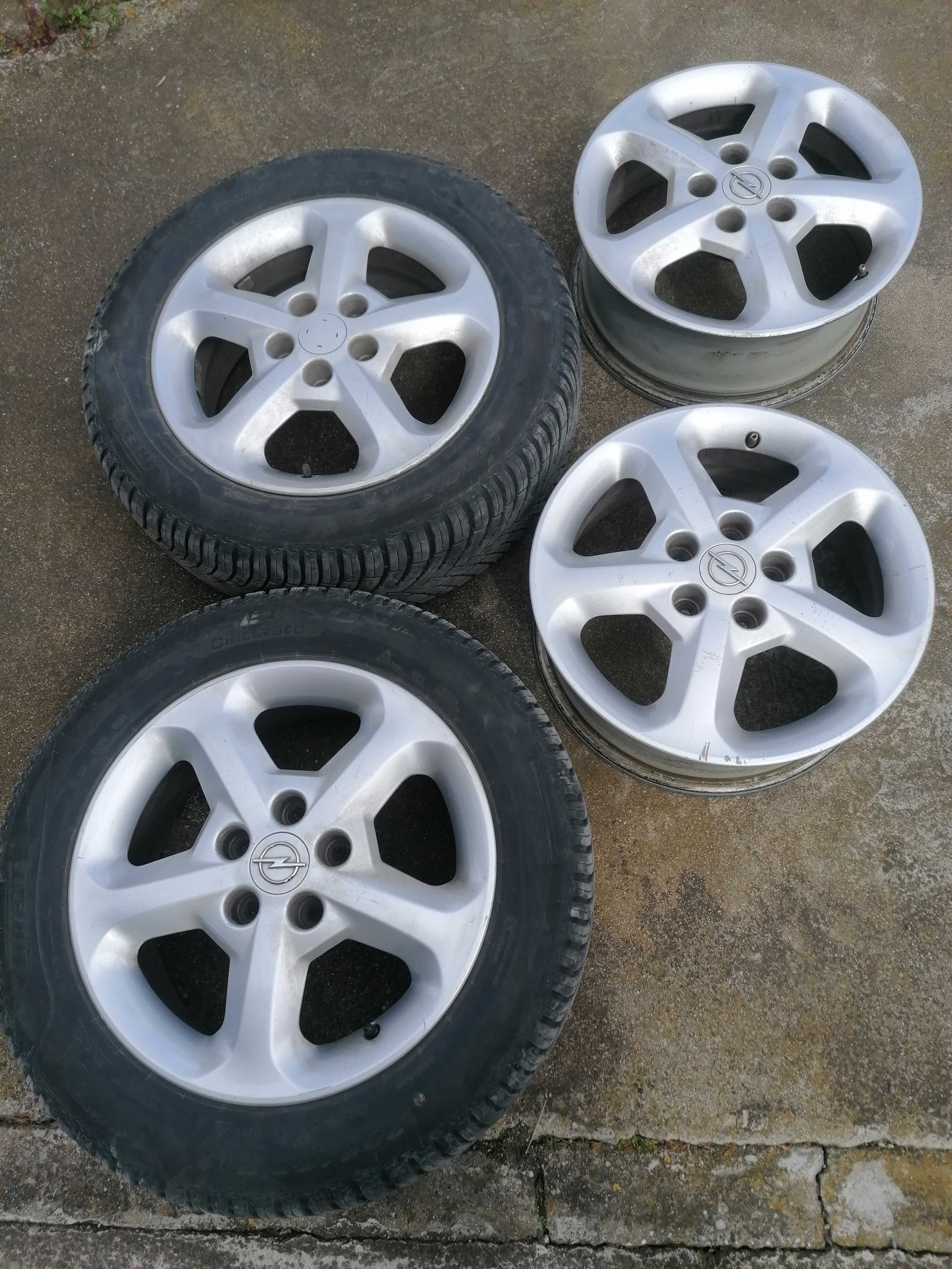 4 бр. алуминиеви джанти 16, 5x110, 6J за Опел