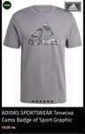 ADIDAS SPORTSWEAR Тениска Camo Badge of Sport Graphic