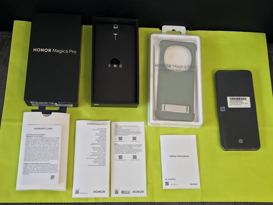 КАТО НОВ 512GB Honor Magic 6 Pro Гаранция Yettel 2027 Green | Зелен