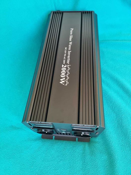 Инвертор Висок клас 2000w/4000w 12v - 220v ПЪЛНА СИНУСОИДА Солар батер
