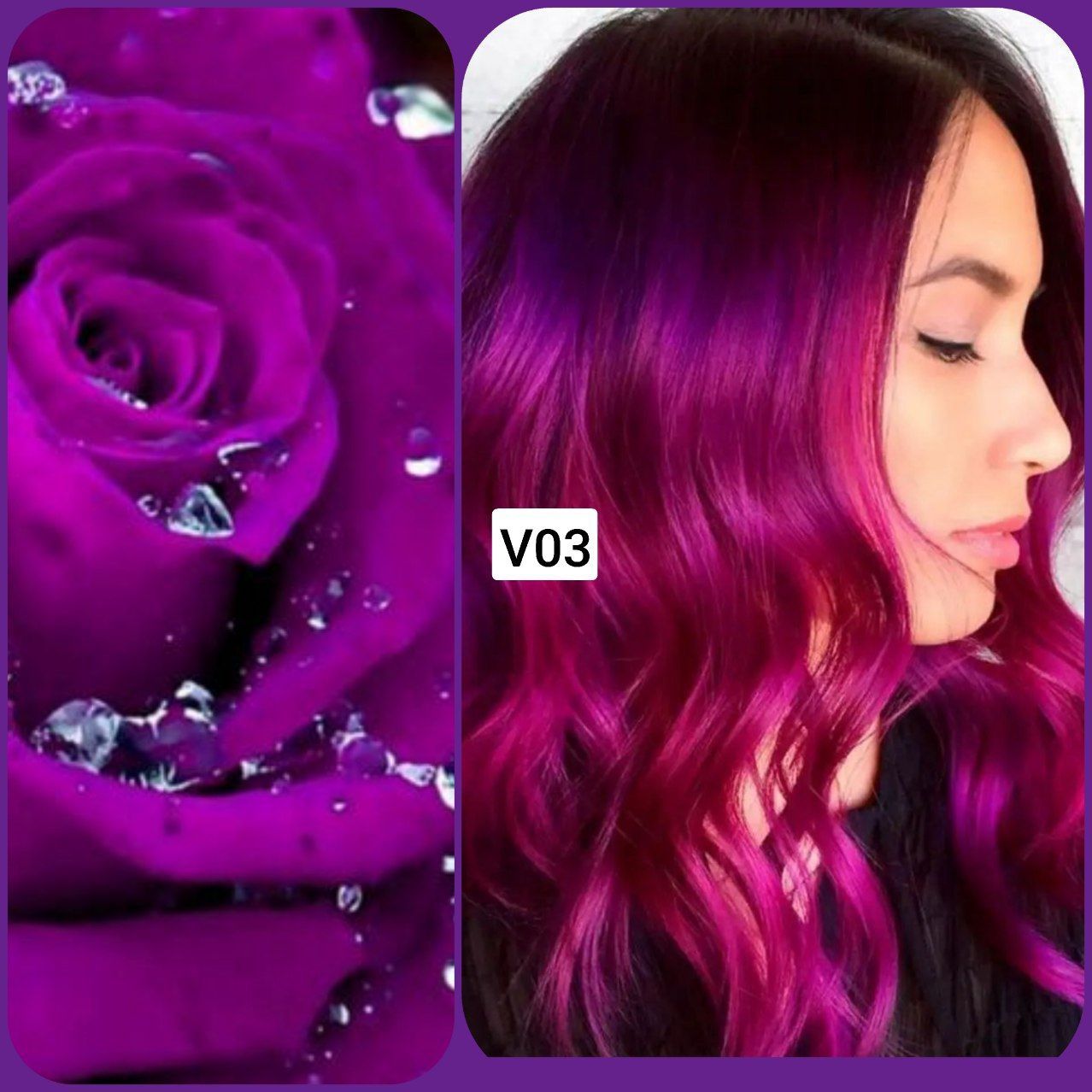 Стойкая краска для волос Anthocyanin
