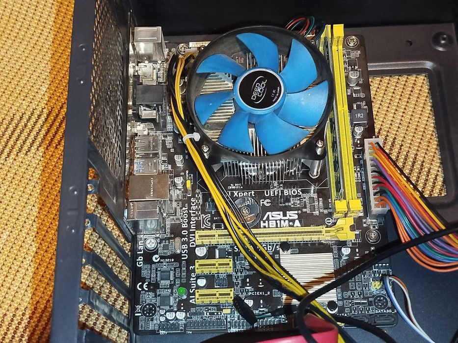 Комплект intel Core i7 4790 + 8GB 1600Mhz + материнская плата ASUS H81