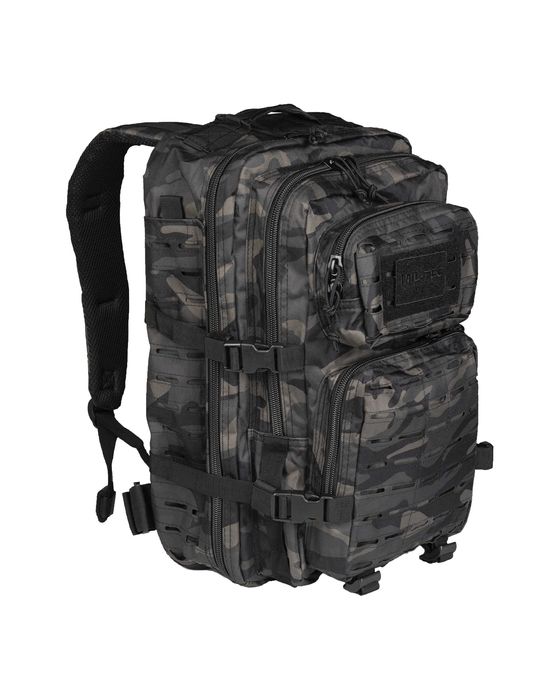 Rucsac Militar Mil-Tec Laser Cut 36L Dark Camo Ghiozdan Camuflaj Motor