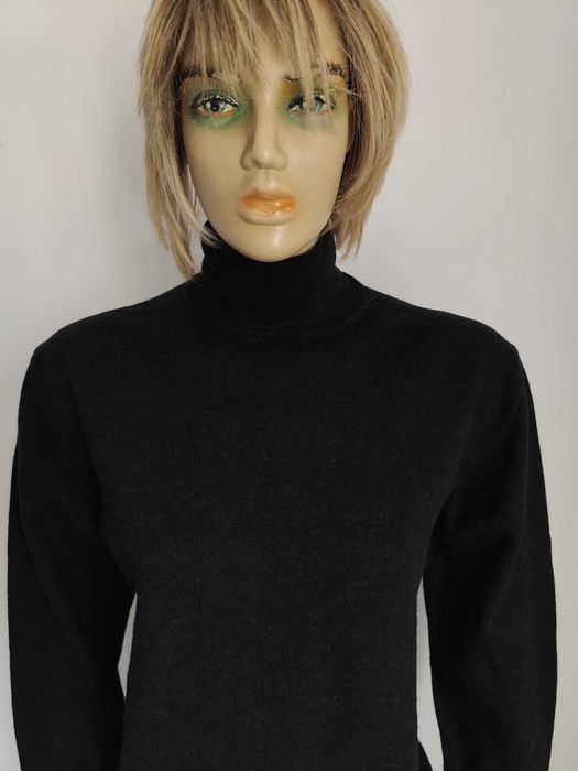 Bluza din lina pura virgina neagra Invidiauomo-masura 40-42-Noua!