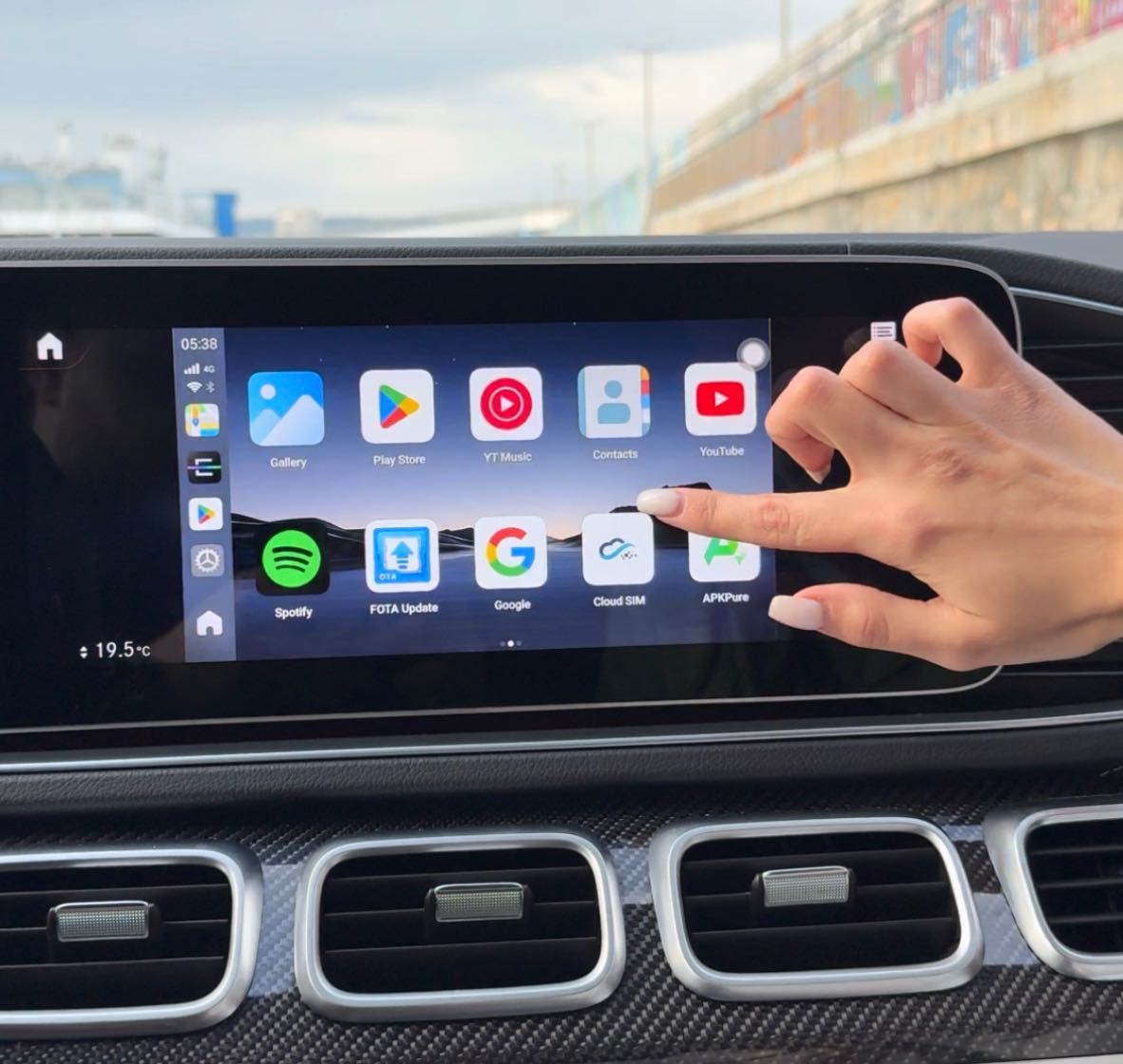 CarLinKit TVBox–Телевизия,YouTube,безжичен CarPlay/AndroidAuto–8+128GB