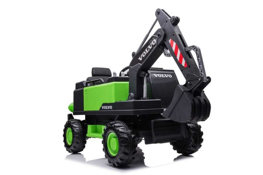 Excavator electric Volvo 90W 12V, incarcator actionat electric, verde