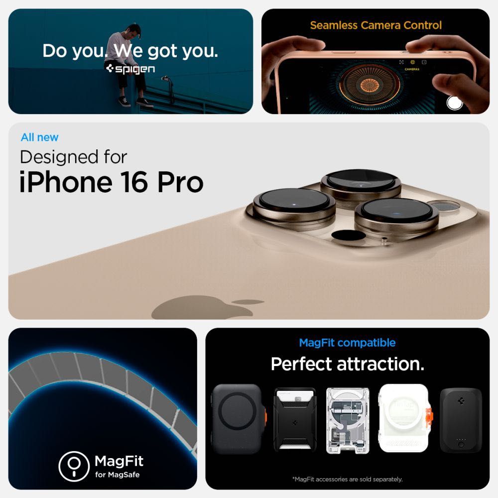 Противоударен Magsafe Калъф за iPhone 16 Pro SPIGEN Ultra Hybrid