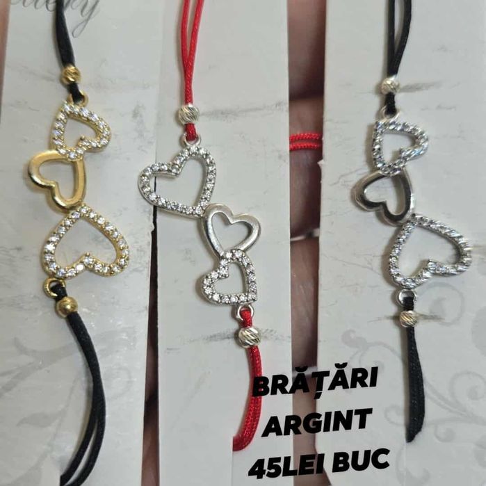 Brățări cu biluțe de argint!