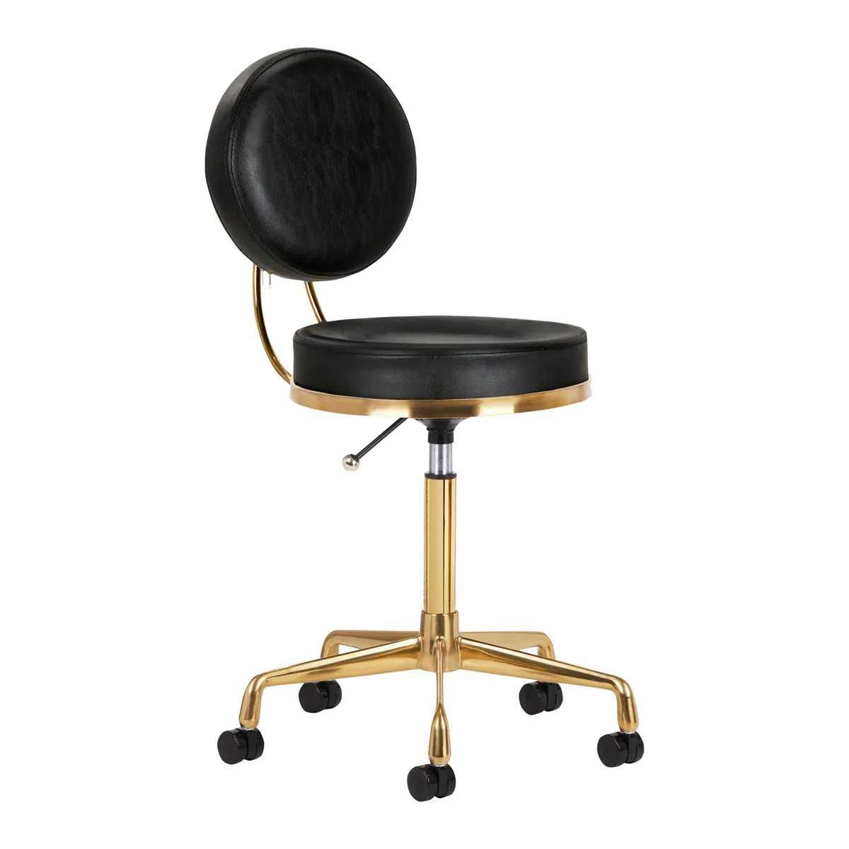 Евтина работна табуретка - фризьорски стол - бръснарски стол