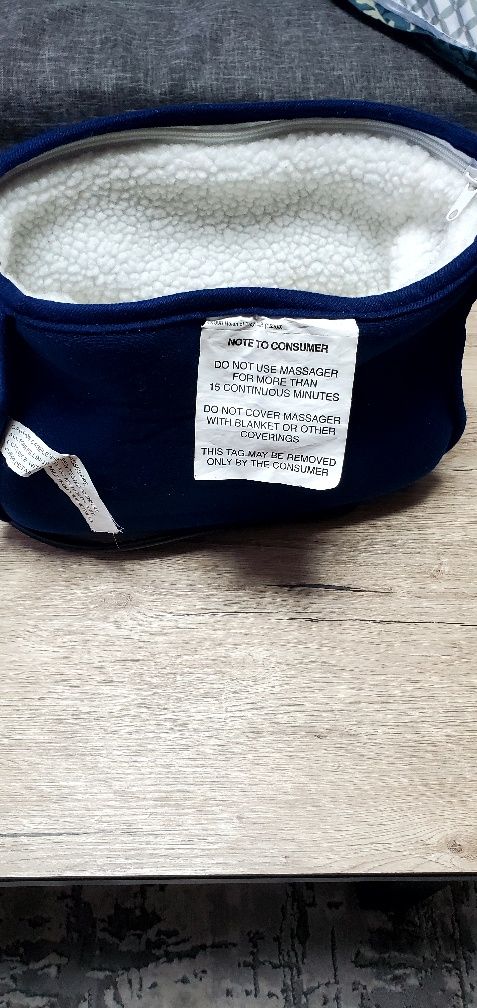 Pernă încălzire și vibrații pentru picioare reci