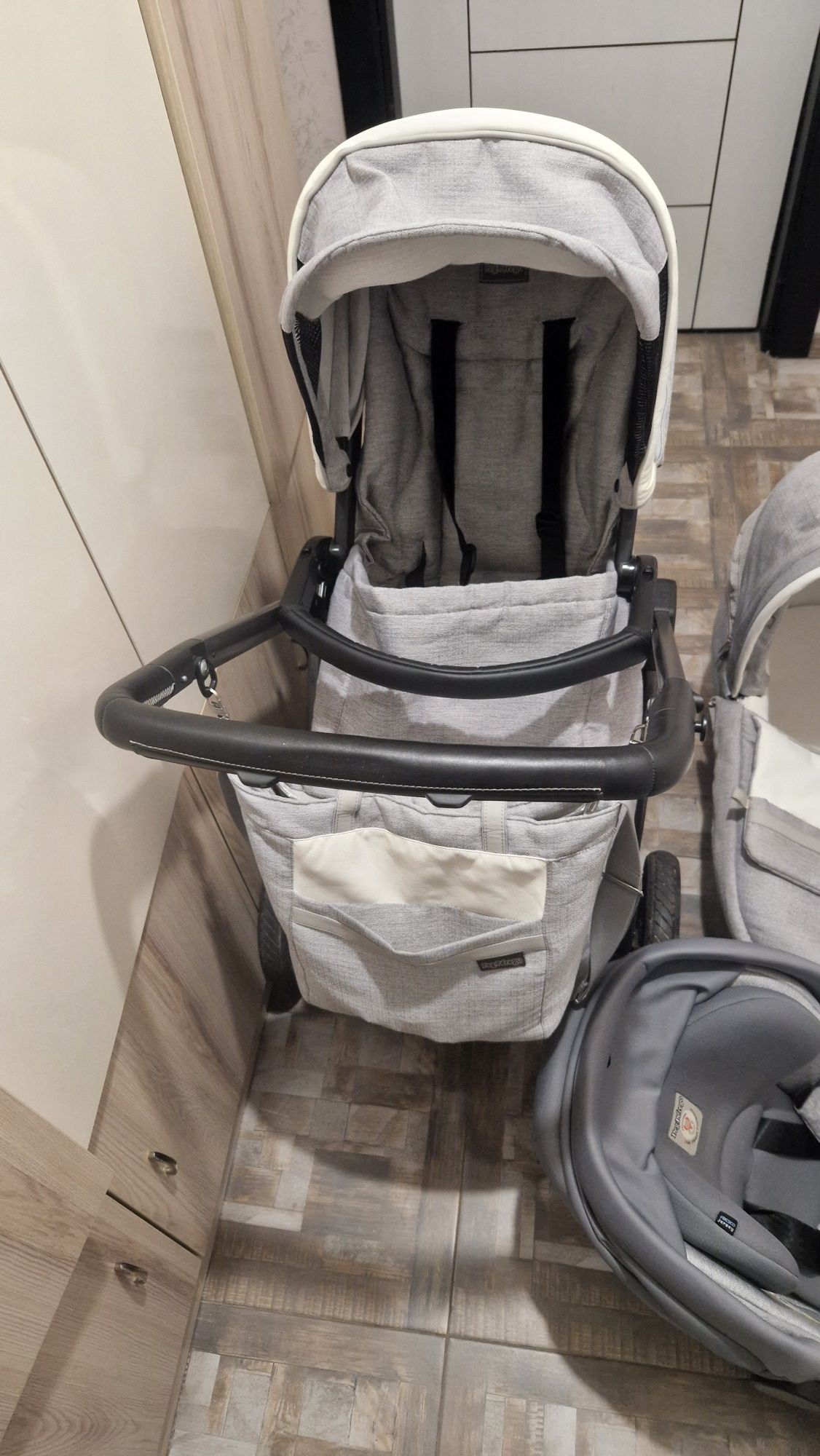 Детска количка 3 в 1 Peg Perego Book Plus 5  Titania Luxe Pure