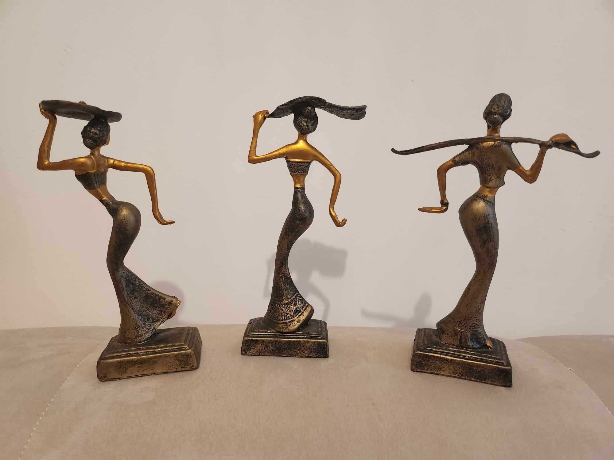 Set 3 Statuete Africane - 19cm