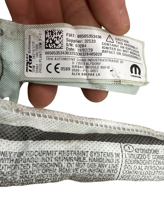 Airbag cortina stanga ALFA ROMEO STELVIO 2016+