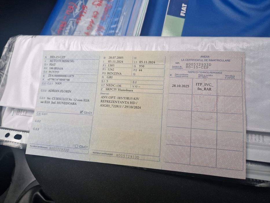 Vând Fiat Punto 2005