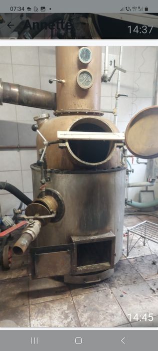 Cazan de țuică cu dublă distilare de 150L producție germană