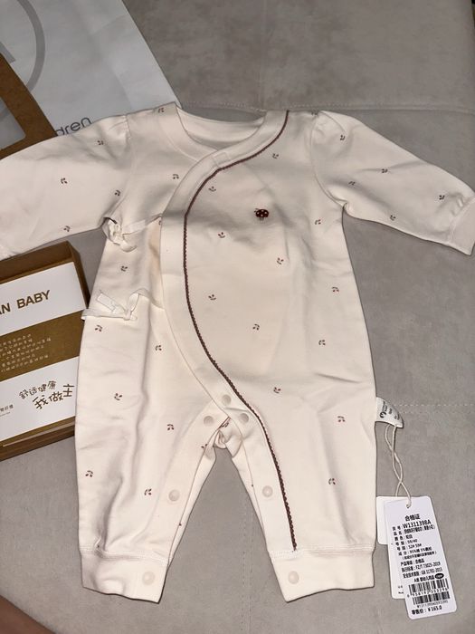 Новый слип 0-3 месяцев. 100% хлопок