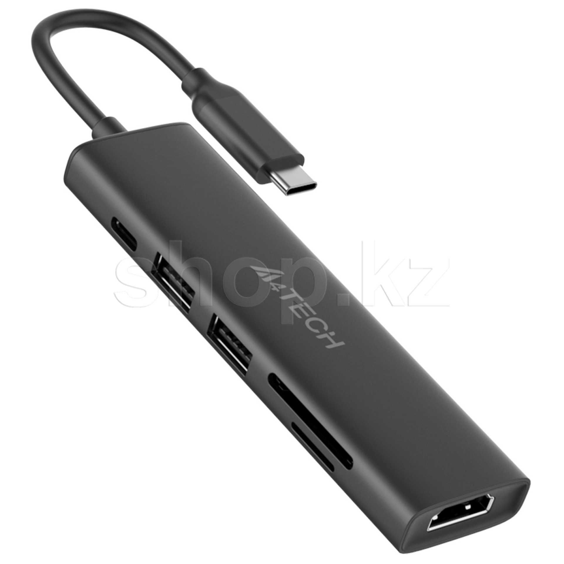 Переходник адаптер для ноутбука USB Type-C A4Tech DST-60C