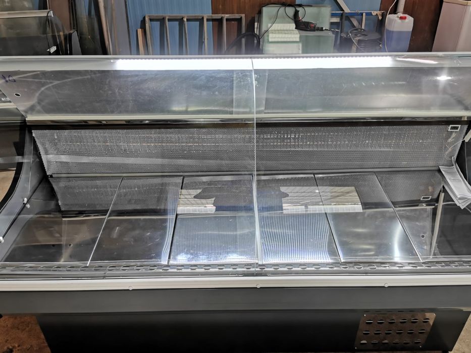 Vitrina frigorifica orizontala 200cm gri antracit