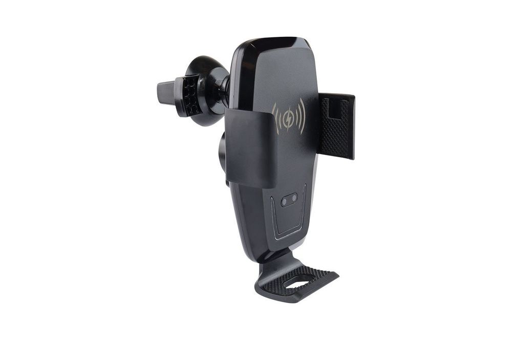 Suport auto cu incarcator wireless Amio PHW-04, fixare grila ventilatie, incarcare Qi, reglabil